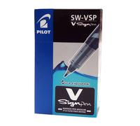 Pilot V Sign Black Pen- Pack of 12
