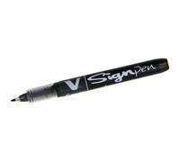 Pilot V Sign Pen Liquid Ink 2.0 mm Tip - Black, Box of 12