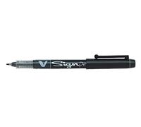 Pilot V Sign Pen Liquid Ink 2.0 mm Tip - Black, Box of 12 Black 1 count (Pack of