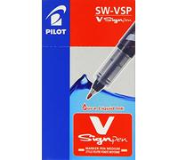 Pilot V Sign Pen Liquid Ink 2.0 mm Tip - Violet, Box of 12