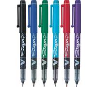 Pilot V Sign Pen - Liquid Ink Fibre Tip 2.0mm Marker - Available in 6 Colours
