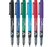 Pilot V Sign Pen - Liquid Ink Fibre Tip 2.0mm Marker - Available in 6 Colours