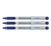 Pilot V5 Grip Liquid Ink Rollerball 0.5 mm Tip (Pack of 3) - Blue