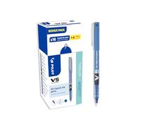 Pilot Pen Roller Pen V5 Hi-Tecpoint Liquid Ink Blue (Pack of 20)
