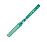 Pilot V5 Hi-Tecpoint Pen Set - 12 Pack (Green) 0.5mm Medium Needle Tip - Smooth, Precise Writing