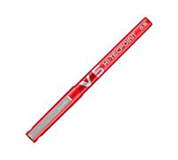 Pilot V5 Hi-Tecpoint Pen Set - 12 Pack (Red) 0.5mm Medium Needle Tip - Smooth, Precise Writing