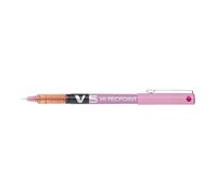 Pilot V5 Hi-Tecpoint Rollerball Pen Needle Tip 0.5 mm Pack of 12 Liquid Ink Pinkaa