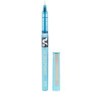 Pilot V5 Hi-Tecpoint Liquid Ink Rollerball Pen 0.5mm Tip 0.3mm Line Light Blue (Pack 12)