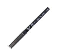 Pilot V5 Liquid Ink Rollerball Pen - 0.5mm Tip Precision Writing Black Ink Pen, Smooth Ink Flow Rollerball, Viewer Window & Plastic Barrel Biros for Office, School & Journaling