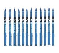 Pilot V5 Rollerball Pen Needle Tip 0.5mm Line 0.3mm Blue Ref V503 [Pack 12]