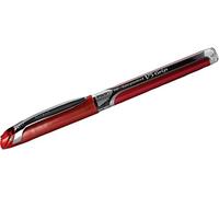 Pilot V5 Rollerball Pen Rubber Grip Needle Point 0.5mm Tip 0.3mm Line Red Ref BXGPNV502 [Pack 12]