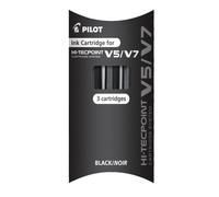 Pilot V5/v7 Cartridge - Black (Pack of 3)