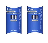 Pilot V5/V7 Cartridge Blue 1 Pack of 3 Cartridges