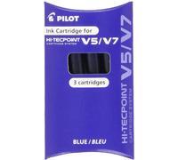 Pilot V5/V7 Cartridge Blue 1 Pack of 3 Cartridges