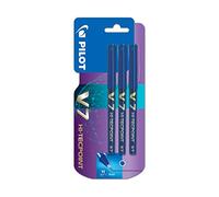 Pilot V7 Rollerball Pen Set of 3 Blue