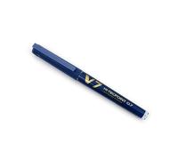 Pilot V7 Rollerball Pen 0.7mm Needle Tip Blue - Pack of 6 Pilot Multicolor