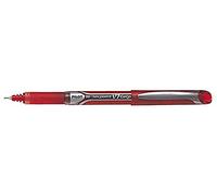 Pilot V7 Rollerball Pen Rubber Grip Needle Point 0.7mm Tip 0.5mm Line Red Ref BXGPNV702 [Pack 12]