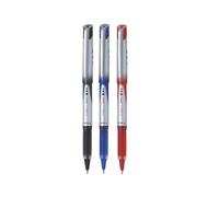 Pilot VBall 7 Grip Rollerball Pen- Black/Red/Blue (Pack of 3)