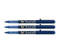 Pilot VB5 V ball liquid ink pen with extra fine 0.3mm line width and blue ink - single