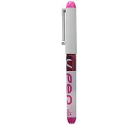 Pilot VPen Disposable Fountain Pen White Barrel 0.58 mm Tip - Pink, Box of 12