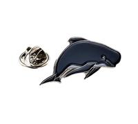 Pilot Whale Marine Ocean Sealife Metal Enamelled Pin Badge Lapel Badge XJKB11-58