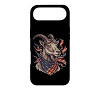 Piloting Patriotic Goat with Aviator Goggles July 4th Case for iPhone Air