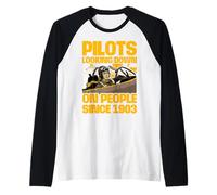 Pilots looking down on people since 1903 Women Raglan Baseball Tee
