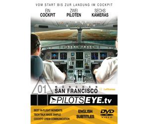 PilotsEYE.tv | Munich - SAN FRANCISCO |:| DVD |:| Cockpit flight Lufthansa Airbus A340-600 |