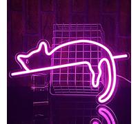 PILOYINDE Cat Neon Lights Led Sign Wall Decor Cat Personalized Neon Light Usb Neon Lights for Bedroom Store Bedside Living Room Party Wall Decor