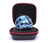 PILPOC theFube Fidget Cube - Deluxe Authentic Fidget Toys for Adults & Kids - Premium Protective Case, Stress Cube, Anxiety Toys, ADHD, OCD, Autism. Quiet Sides & Fidget Clicker Toy (Camouflage Blue)