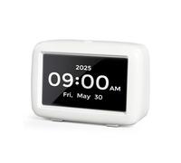PILSAMAS Talking Clock for Seniors with 8 Medication Pill Reminders, Big Digit, 12 Custom Event Alerts, 5 Aalrams & Auto DST, Bedside & Desk Alarm Clock for Blind, Visually Impaired, Elderly, Dementia