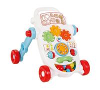 Pilsan My First Walker Walking Frame with Music and Fun Activities such as Balls, Beads etc. White Blue Red