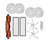 PiLTar Replacement Of Vacuum Cleaner Accessories,Mops,Main Side Brushes,Hepa Filters,Mop Pads, Dust Box Parts.Compatible For Dream Robot W10 Pro (Color : A)