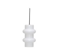 Pilule Double Pendant Shiny White