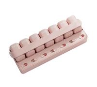 Pilulier Organiseur Quotidien Avec - Compartments Hebdomadaires | Boîte De Rangement Portable Pour Voyage, Travail École Maison Extérieur | Stockage Pilules Médicaments Suppléments