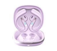 Piluyaa Wireless Earbuds Bluetooth Headphone Sport, 2025 Bluetooth Earbuds Stereo Deep Bass Over Ear Bud with Earhooks,ENC Noise Cancelling Mic,Waterproof Earphone for Workout/Running-Purple
