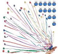 Pilvepidu No Mess Streamers,36Pack Colorful Silly String,Party Poppers Confetti Shooters, for Birthday,Wedding,Party,Celebrations,School Opening,Graduation,Retirement Party (blue multicolor 36pack)