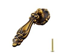 PILYON Cabinet Knobs 1 Pack Wardrobe Handle Cabinet Drawer Retro Knob Zinc Alloy Shoe Cabinet Wine Cabinet Door Handle Single Hole Pendant-Length 85mm