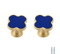 PILYON Cabinet Pulls Handles 2Pcs Wardrobe Handle Decorative Clothes Hook Drawer Door Handle Clothes Hook, Blue 25 * 33.6Mm