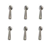 PILYON Drawer Knobs 6 Pack Zinc Alloy Wardrobe Handle Single Hole Pendant Handle Cabinet Door Wardrobe Drawer Knob Qinggu 62 * 18mm