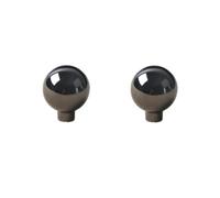 PILYON Handle Drawer 2Pcs Drawer Handle Single Hole Wardrobe Cabinet Antique Brass Handle Cabinet Door Small Handle, J047 Gun Black