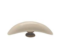 PILYON Handles 8 Pack Crescent Ceramic Handle Drawer Cabinet Handle Children's Cabinet Door Single Hole Medium Antique Color