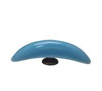 PILYON Wardrobe Handles8 Pack Crescent Ceramic Handle Drawer Cabinet Knob Children's Cabinet Door Single Hole Medium Sky Blue