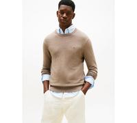 Pima Cotton/Cashmere Jumper with Crew Neck taupe