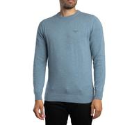 Pima Crew Knit Bluestone M
