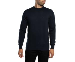 Pima Crew Knit Navy M