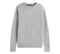 Pima Org Ctn Cashmere Crew Neck - male - Tommy Hilfiger - Round-neck Knitwear - Gray - L - Knitwear L