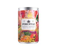 Pimentae Grapefruit Margarita Cocktail Mix, 14.5% ABV, 8 x 125ml Pre-Mixed and Ready to Drink Tequila Cocktail Cans with Flavours of Grapefruit, and Agave