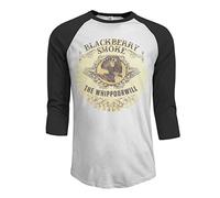Pimkly Men's BlackBerry Smoke The Whippoorwill 3/4 Sleeve Raglan Baseball T-Shirts Black