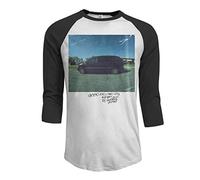 Pimkly Men's Kendrick Lamar Good Kid M.a.a.d City 3/4 Sleeve Raglan Baseball T-Shirts Black